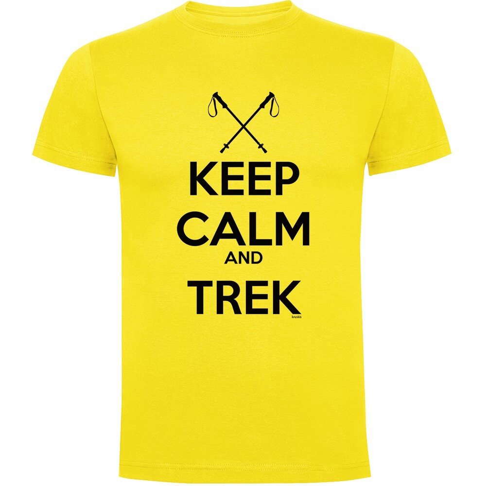

Футболка Kruskis Keep Calm And Trek, желтый