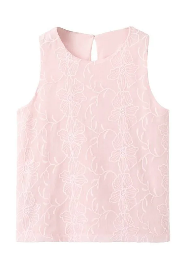 Футболка с детским принтом Mango Kids, Pink