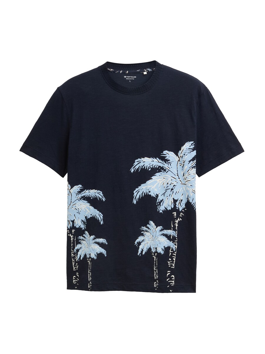 

Рубашка TOM TAILOR, цвет marine blue/Dusty blue