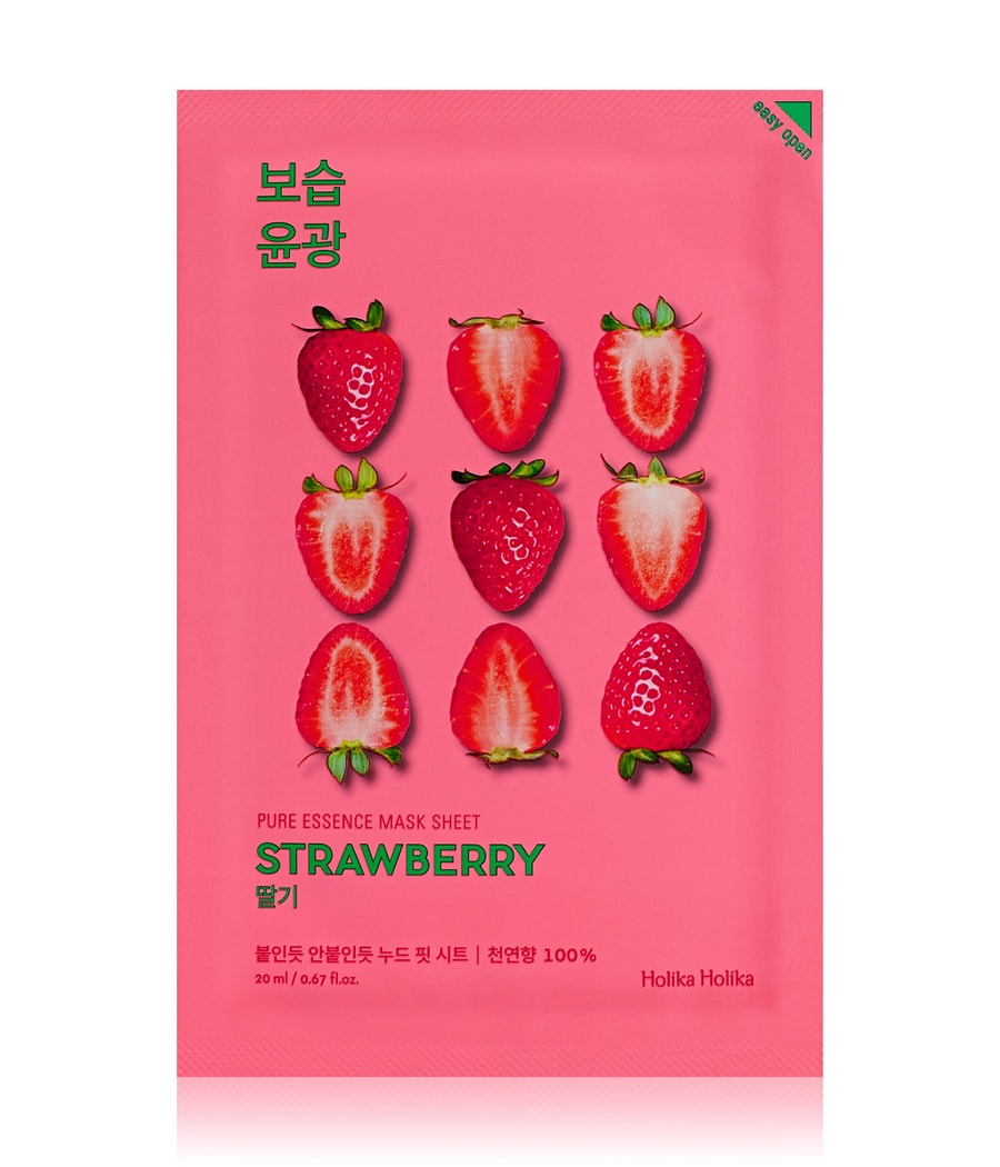 

Тканевая маска HOLIKA HOLIKA Pure Essence Strawberry, 23 ml