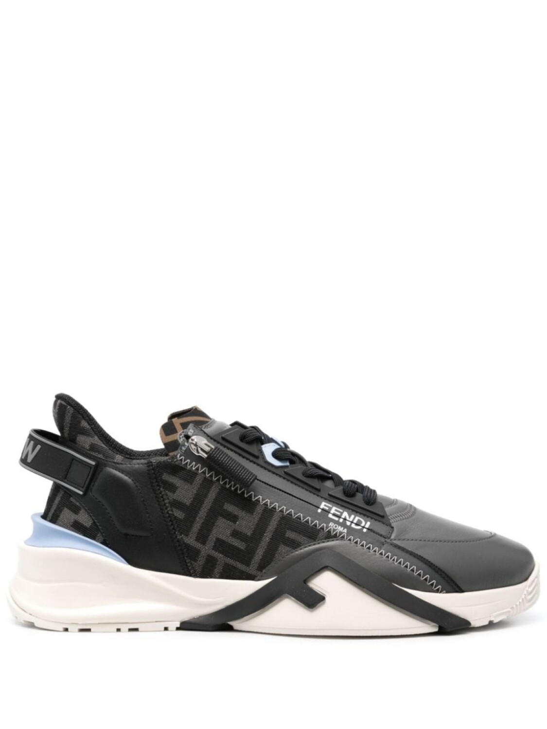

FENDI слипоны Flow со вставками, черный