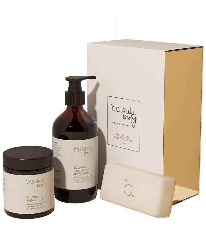 

3 шт. Набор Buttah Oatmeal Love From Head to Toe Me Buttah Skin