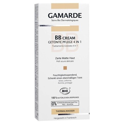

GAMARDE Bio Cosmetics BB крем Тонирующий уход 4 в 1 для темной кожи 40 мл