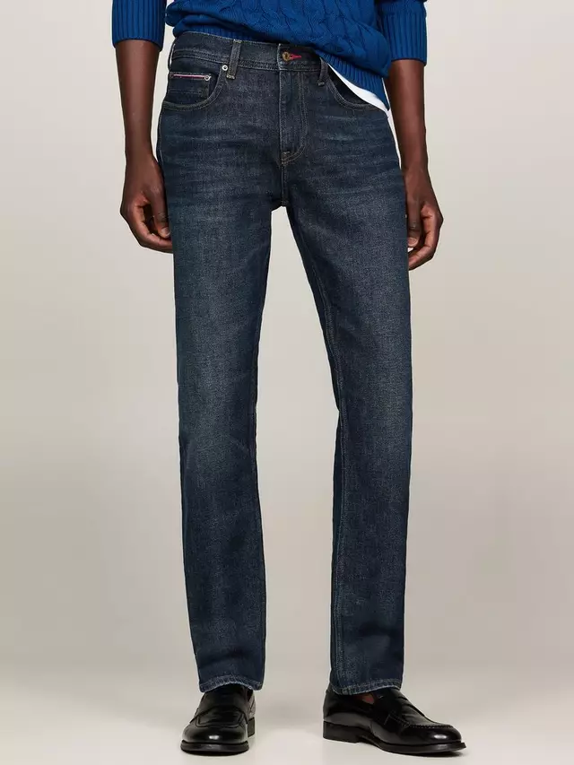 

Джинсы Tommy Hilfiger Straight Cut Denton, цвет crest indigo
