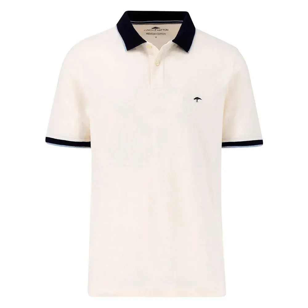 

Поло с коротким рукавом Fynch Hatton Colourblock Premium Cotton, бежевый