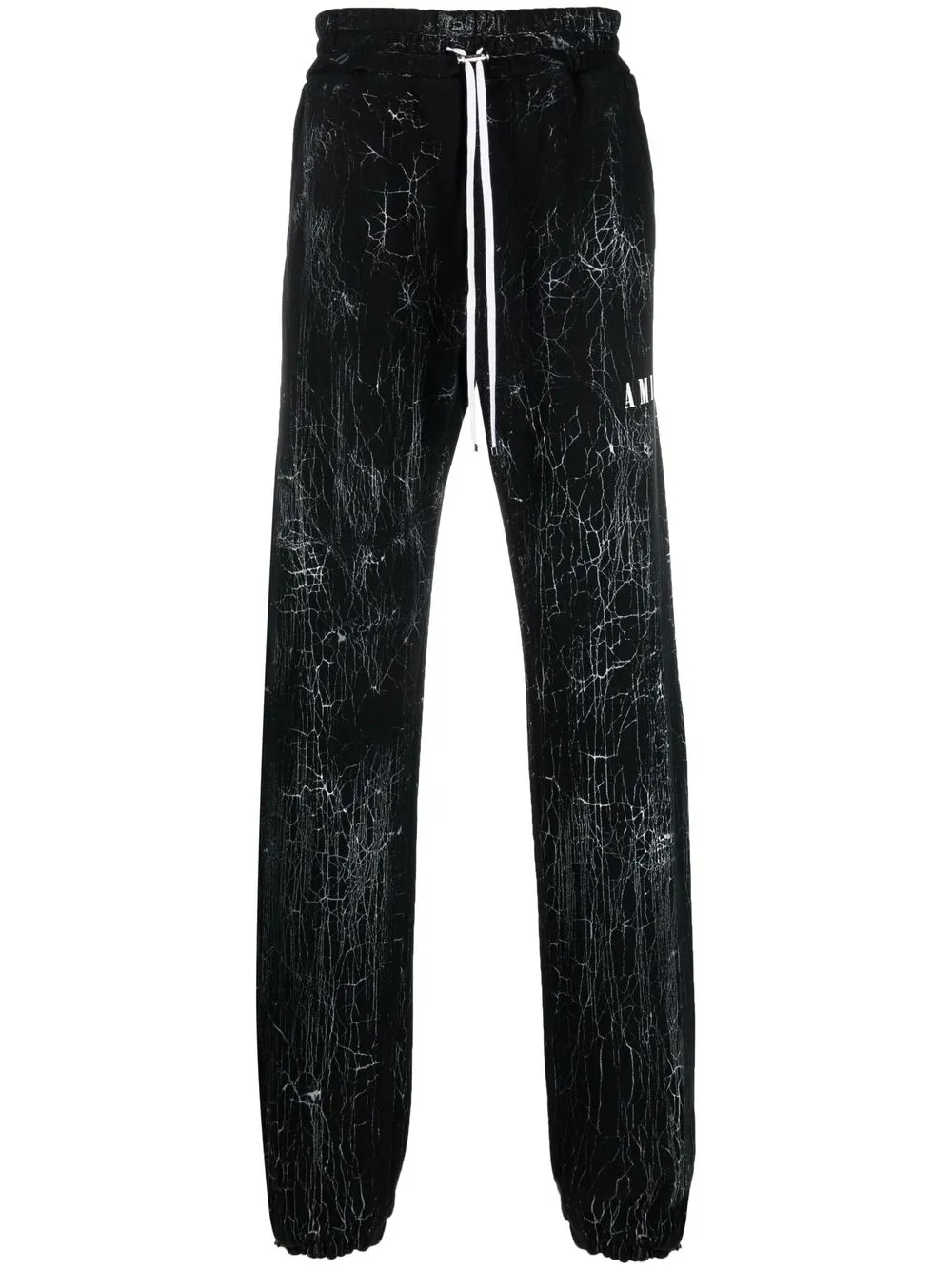

Спортивные брюки с эффектом кракле AMIRI, черный