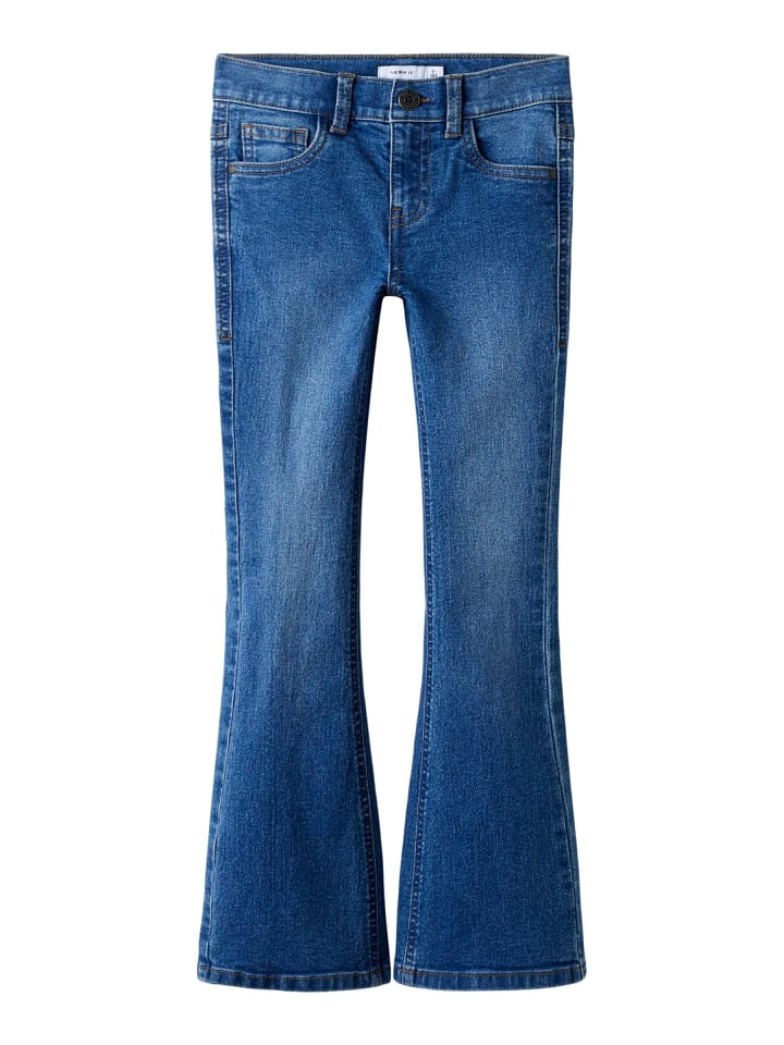 

Name it Джинсы из денима среднего синего цвета