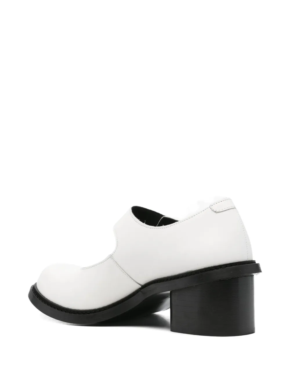 Кожаные туфли-лодочки X Phileo на каблуке 75 мм Comme Des Garcons, белый — фото 3