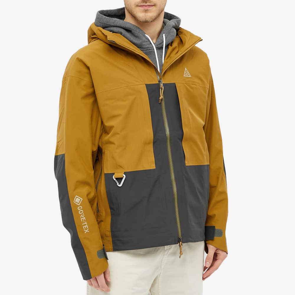 Куртка Nike ACG Gore-tex Windproof Casual Sports Hooded Jacket Brown CV0634-216 — фото 3
