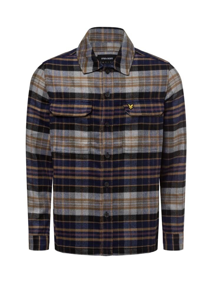 

Рубашка Lyle & Scott, цвет indigo mehrfarbig