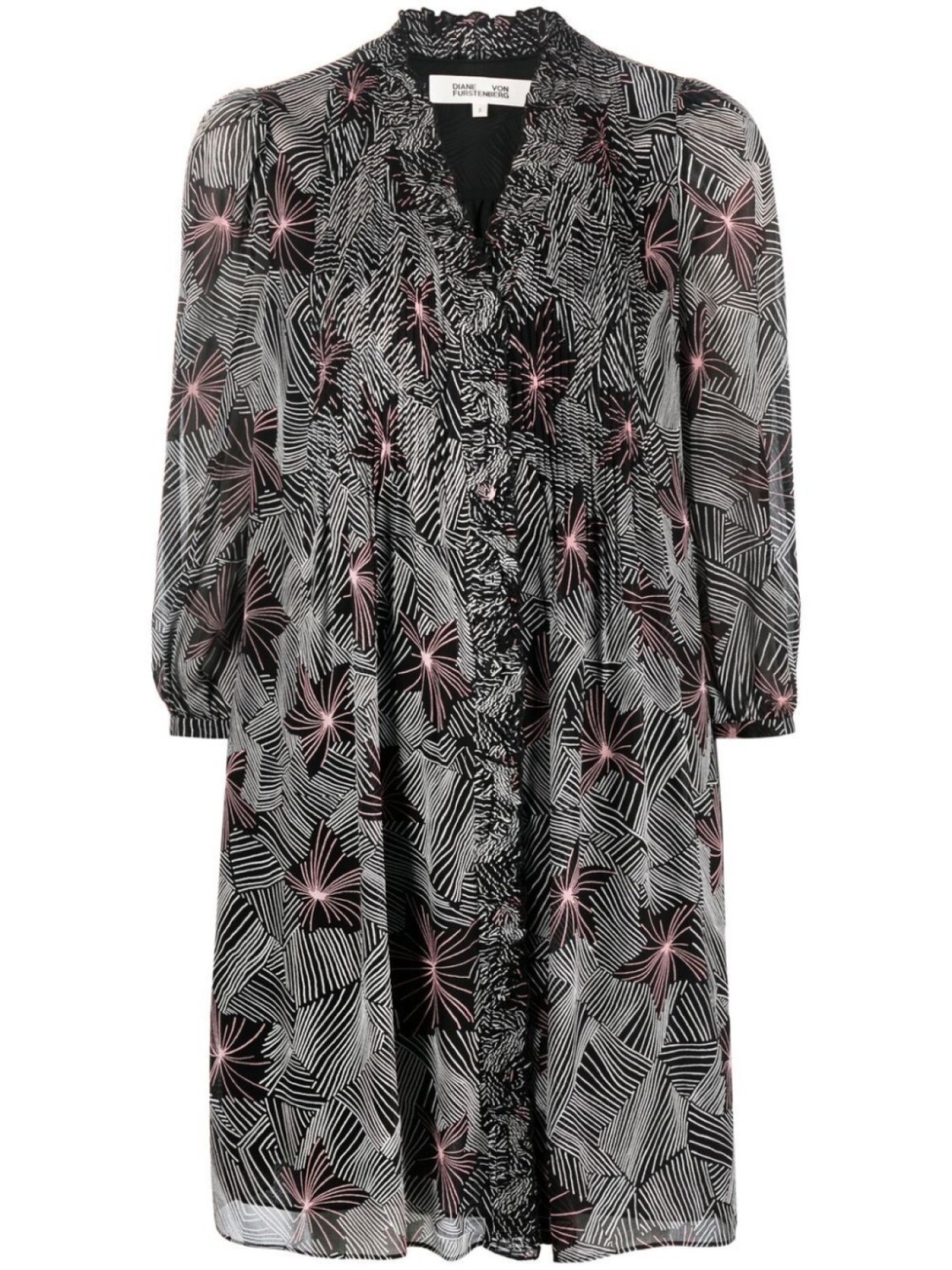 

Diane Von Furstenberg платье мини Layla, черный