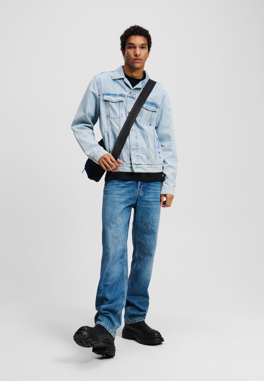 

Джинсовая куртка Karl Lagerfeld Jeans, деним