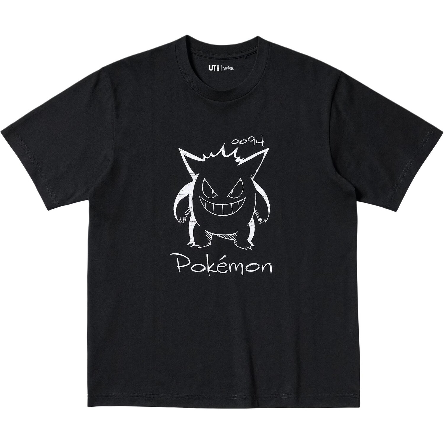 

Футболка Pokemon Pokémon Co-Branded Series для мужчин 09 Black Uniqlo, черный