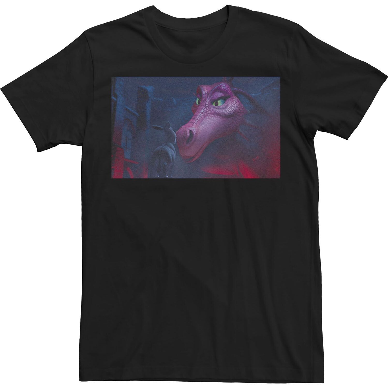 

Мужская футболка Shrek Franchise Crush Dragon Licensed Character