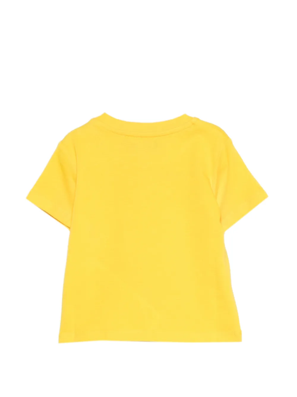 Футболка с изображением медведя Moschino Kids, желтый — фото 2