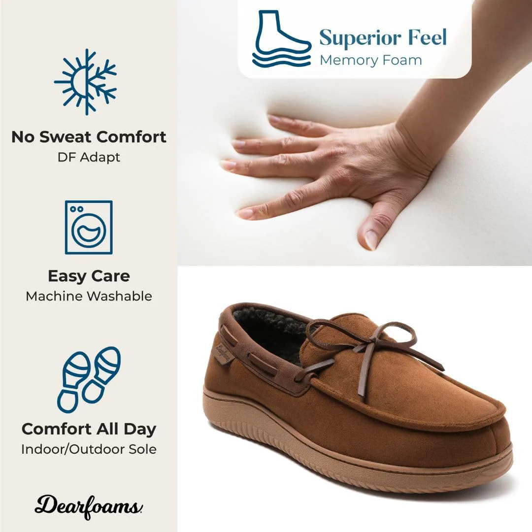 

Мужские мокасины Dearfoams для дома и улицы с дышащей подошвой Pierce