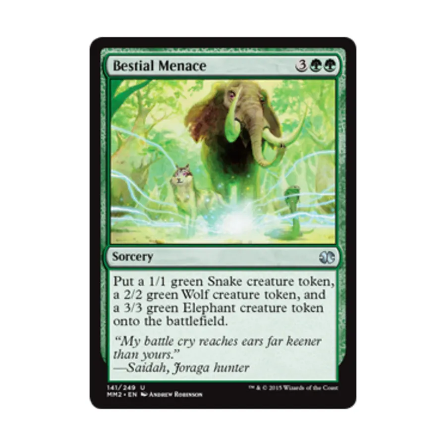 

CCG Звериная угроза (U), MTG - Modern Masters 2015