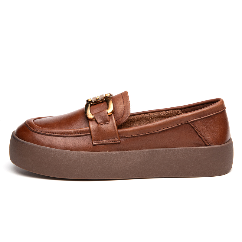 Лоферы женские Help, Brown