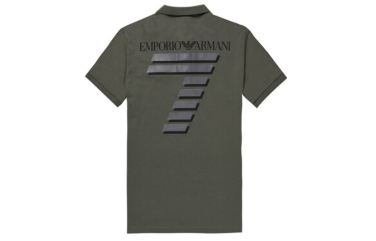 

Футболка поло мужская серая EMPORIO ARMANI