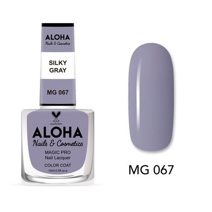 

Лак для ногтей Magic Pro 15 мл - Шелковисто-серый Aloha Nails & Cosmetics