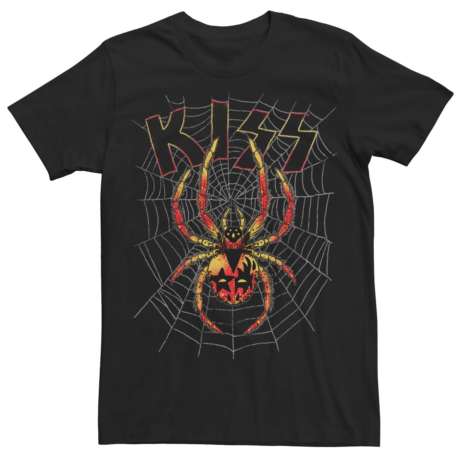 

Мужская футболка с логотипом KISS Spider Web