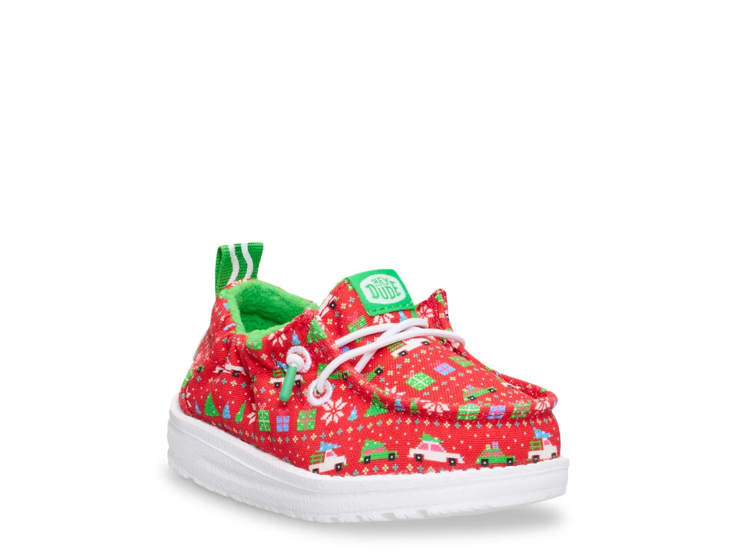 

Слипоны HEYDUDE Lildude Holiday Sweater Slip-On - Kids', красный/зеленый