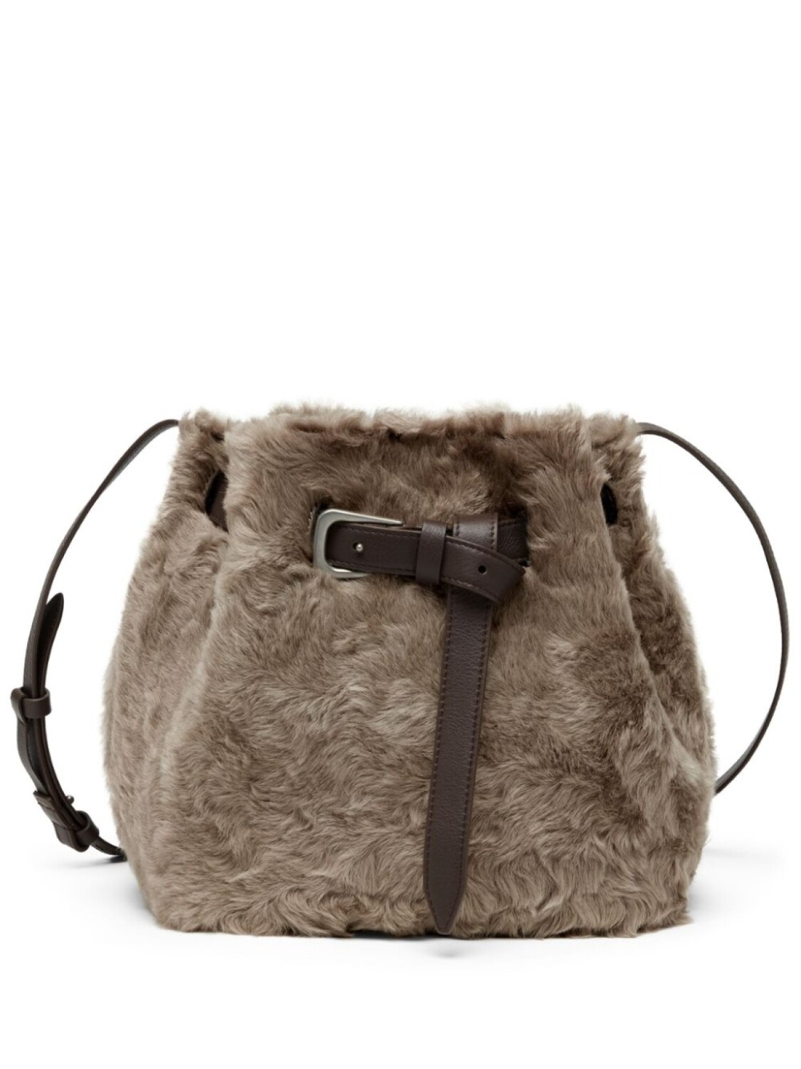

Brunello Cucinelli сумка-ведро из овчины, синий