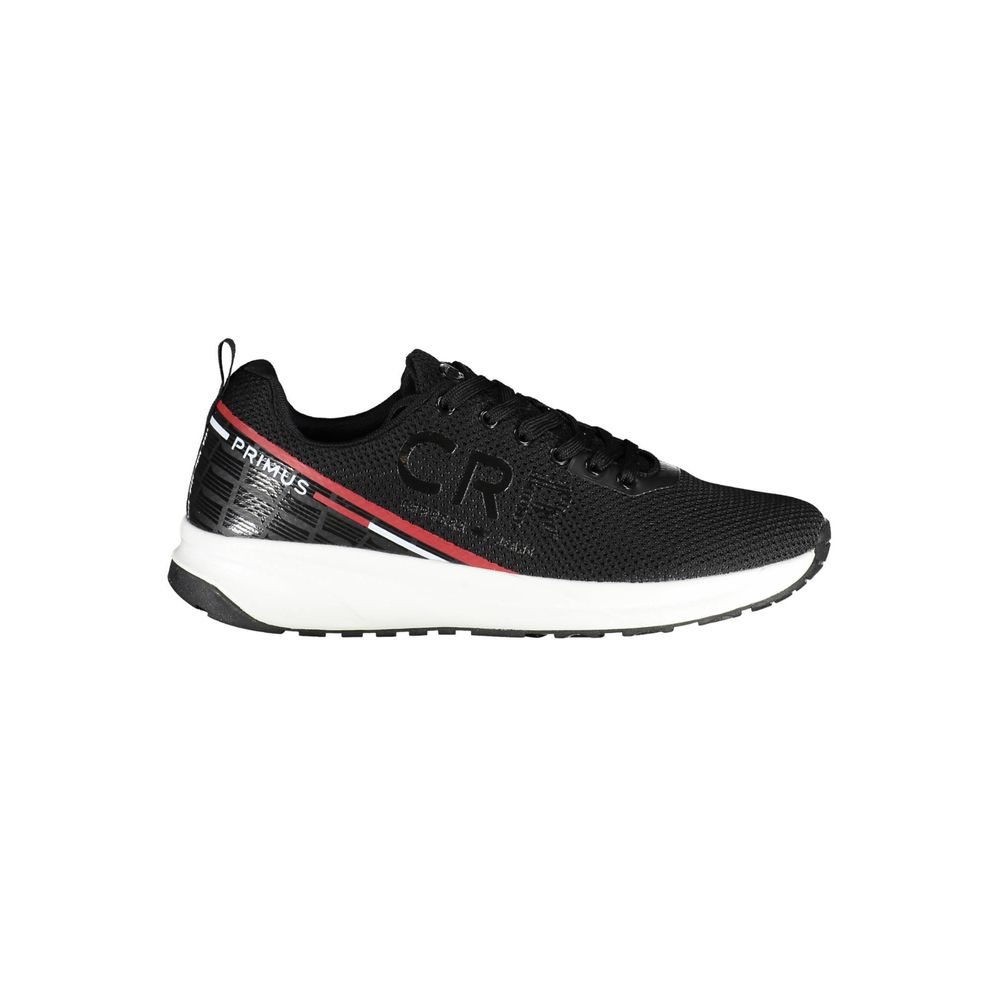 

Черные мужские кроссовки из эко-кожи Carrera