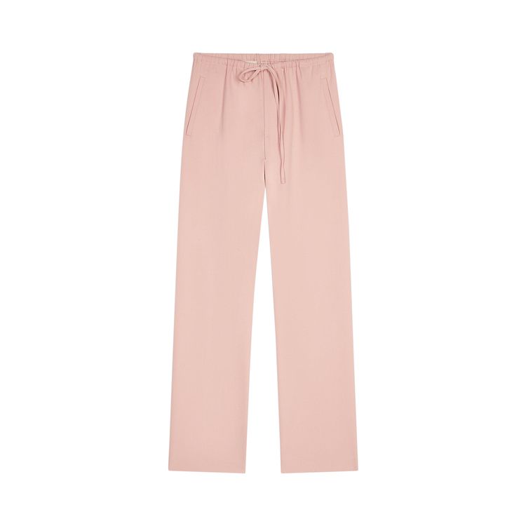 

Брюки Dries Van Noten Wool Satin Pants Old Rose, розовый