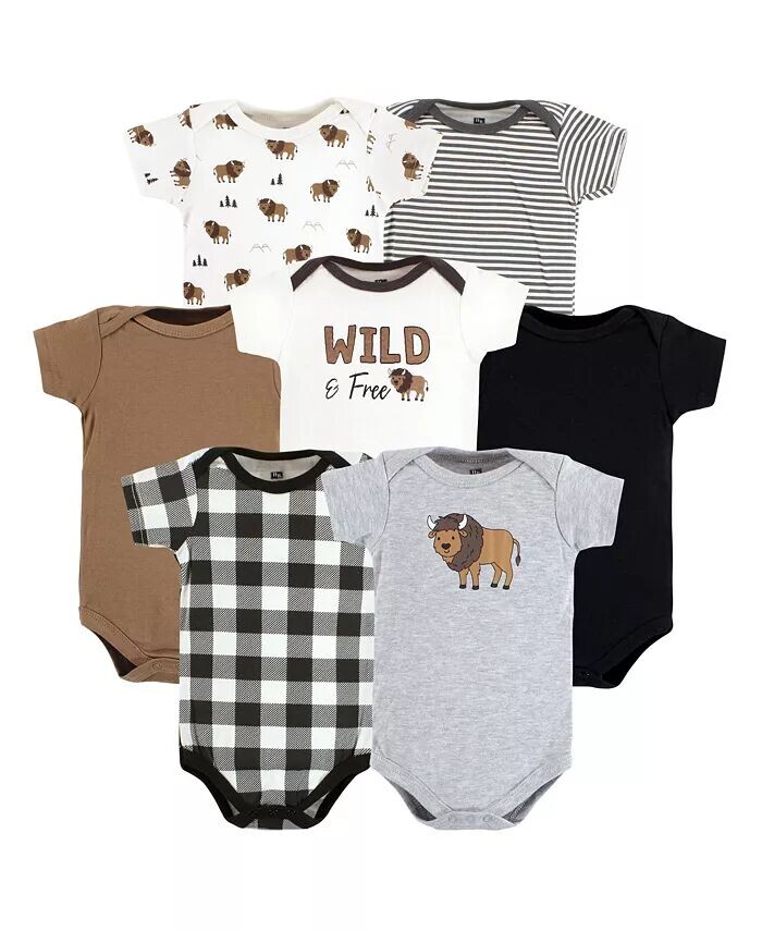 

Хлопковые боди для маленьких мальчиков Hudson Baby, мультиколор
