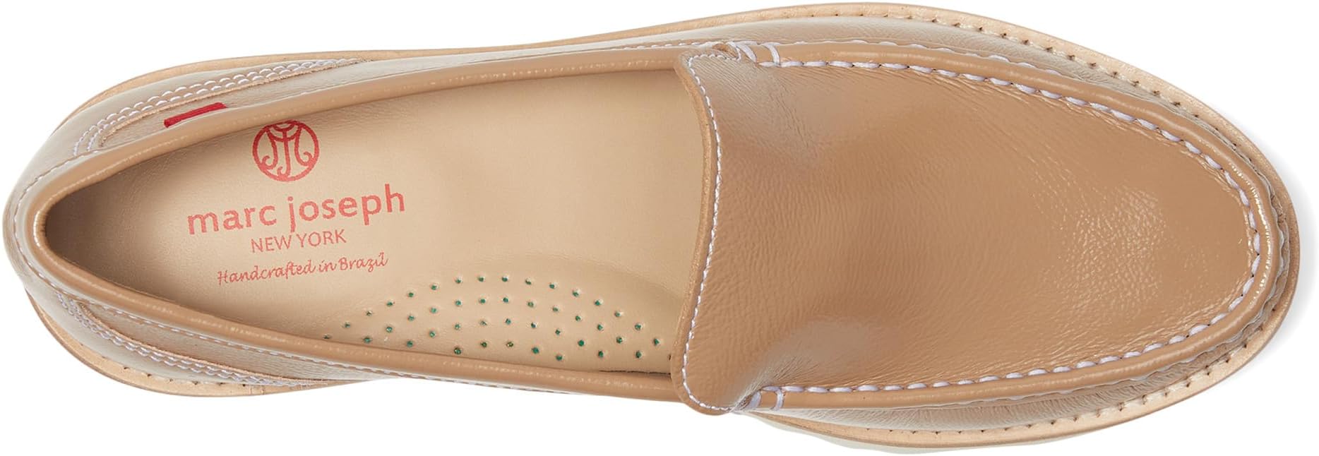 Лоферы Marc Joseph New York Stanton RD, цвет Sand Svelte Patent — фото 2