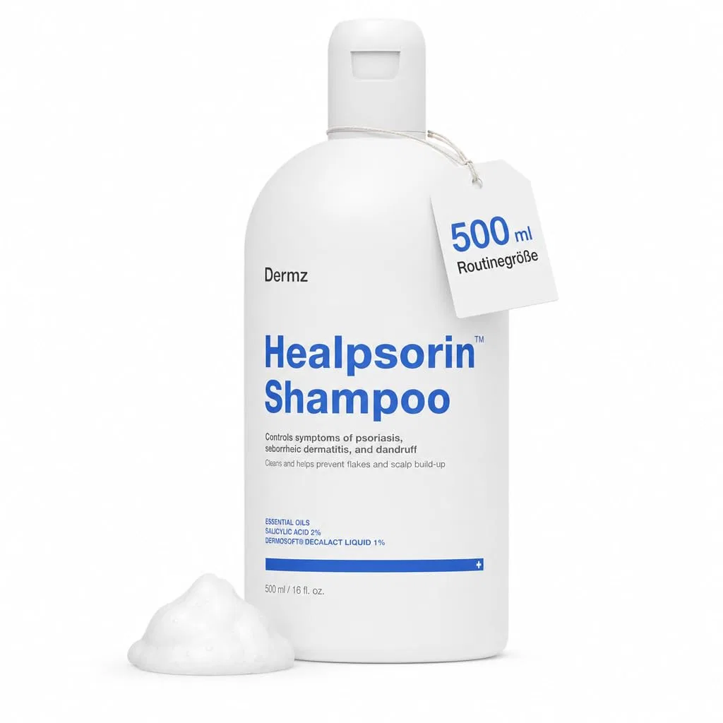 Шампунь Healpsorin от псориаза с салициловой кислотой, 500 мл Dermz