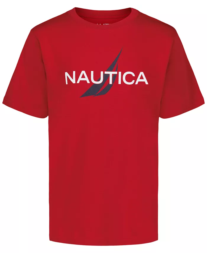 

Футболка с коротким рукавом для малышей и мальчиков Nautica, красный