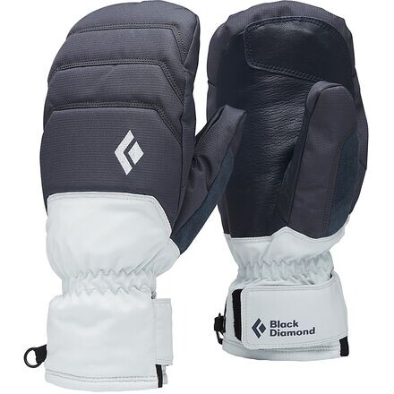 

Варежки Mission MX женские Black Diamond, цвет Charcoal/Belay Blue