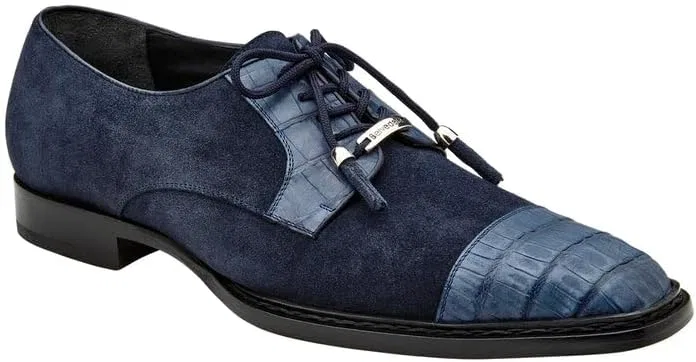 Мокасины кожаные Belvedere Capitano Navy