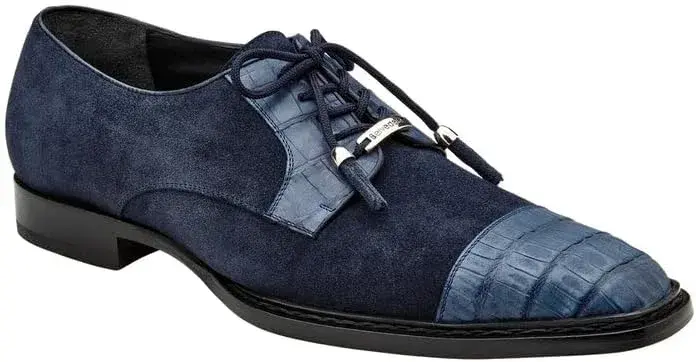 Мокасины кожаные Belvedere Capitano Navy