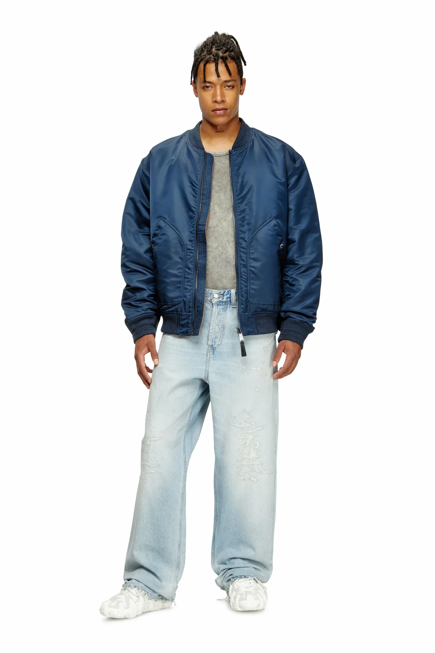 Мужские джинсы свободного кроя 2001 D-Macro, размер L.30 Diesel, Light Indigo Blue — фото 4