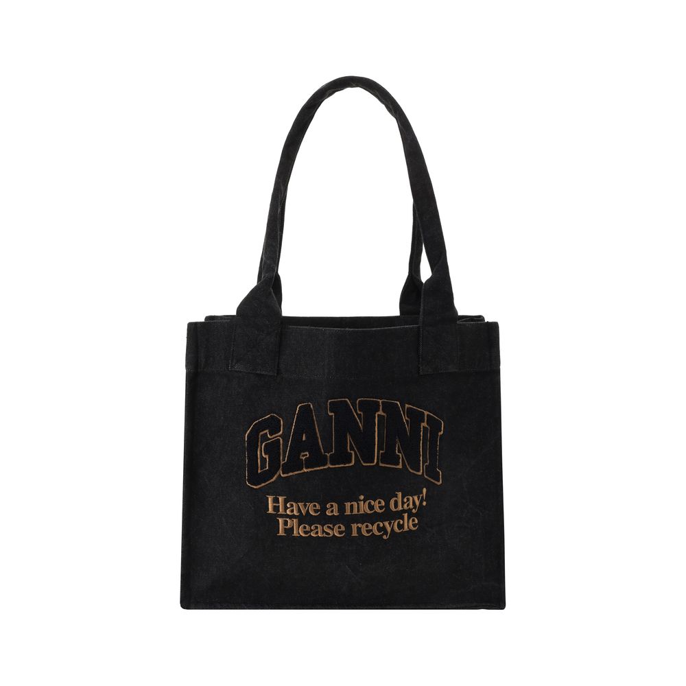

Простая большая сумка через плечо GANNI