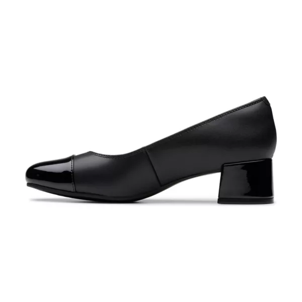 Иридесса женские кожаные туфли Clarks, цвет black leather — фото 3