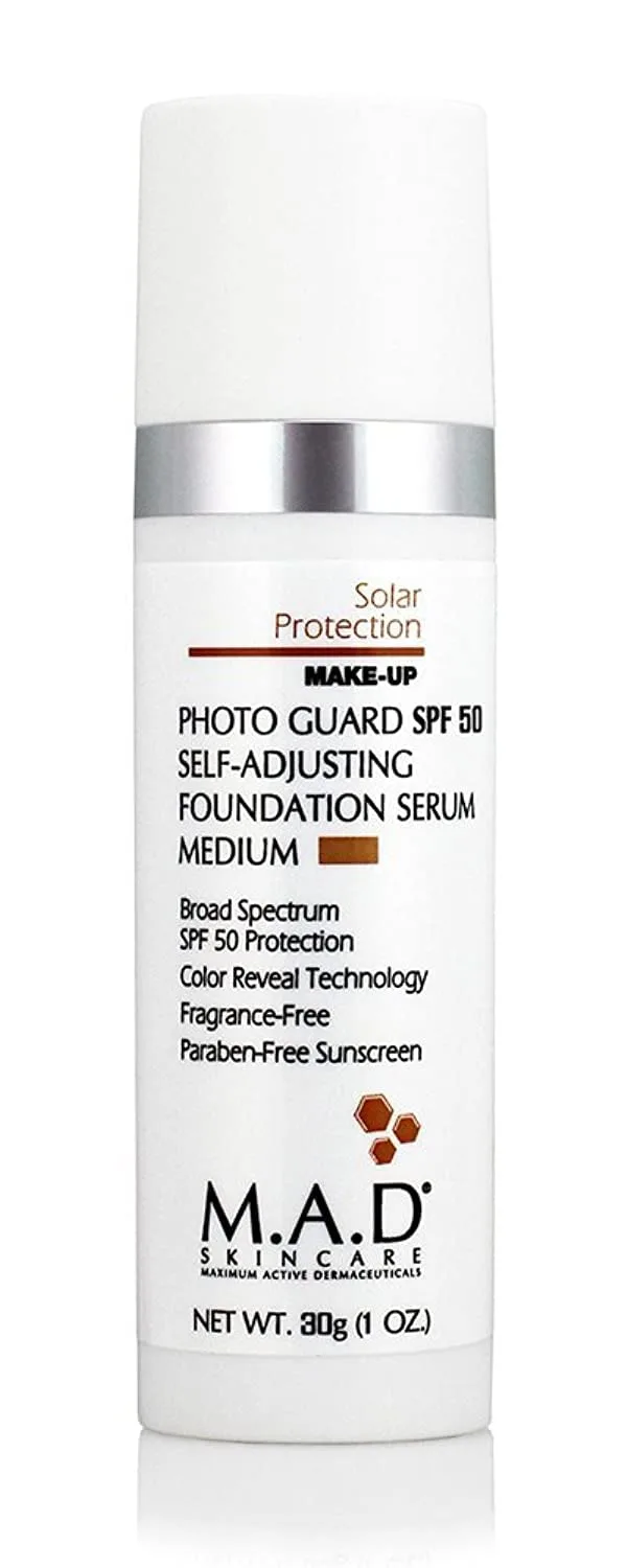 Сыворотка-основа MAD SKINCARE SOLAR PROTECTION: Photo Guard SPF 50 с саморегулирующимся эффектом: средний размер - 30 г, Medium