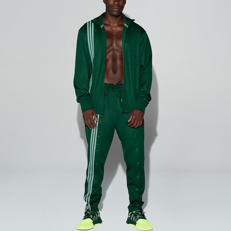 Adidas Ivy Park Тренировочная Курка с 3 Полосками Унисекс Adidas Originals, Травяной Зеленый — фото 4