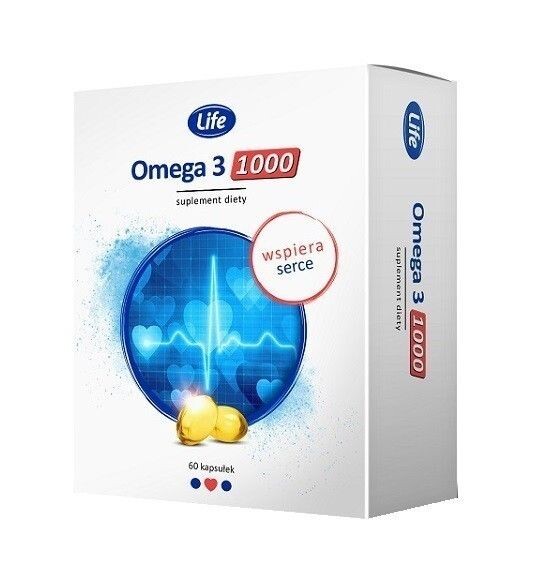 

Life Omega 3 омега 3 жирные кислоты, 60 шт.