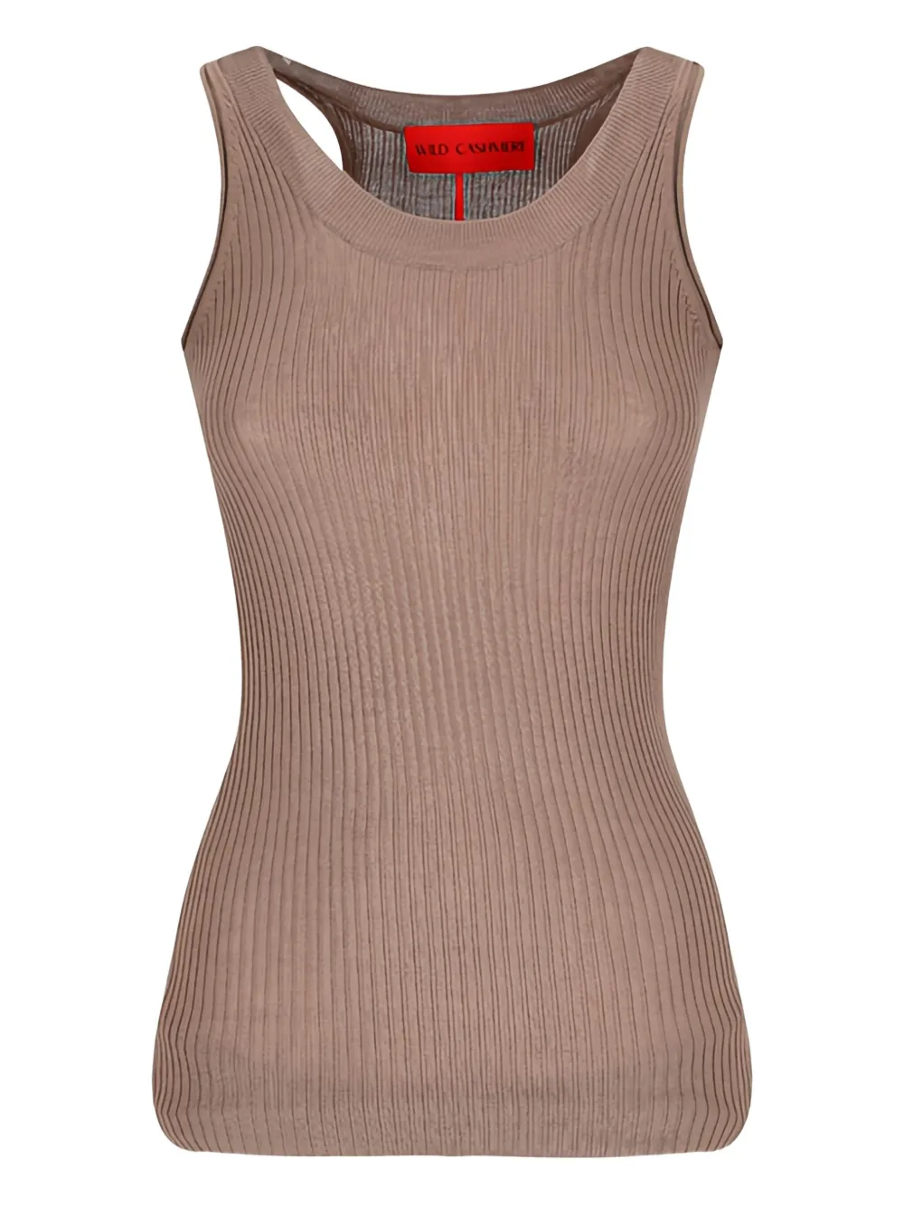 

Ребристый топ WILD CASHMERE, коричневый
