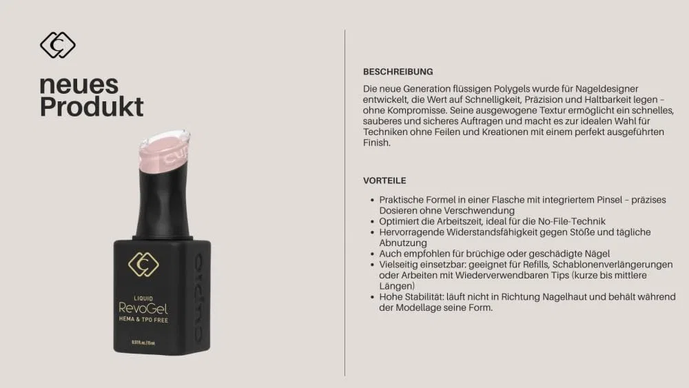 Жидкий полигель Cupio RevoGel Liquid «Buttercup» 15 мл Cupio