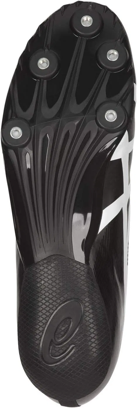 Кроссовки Asics Hyper Sprint 5 Running Spikes, Black White — фото 3