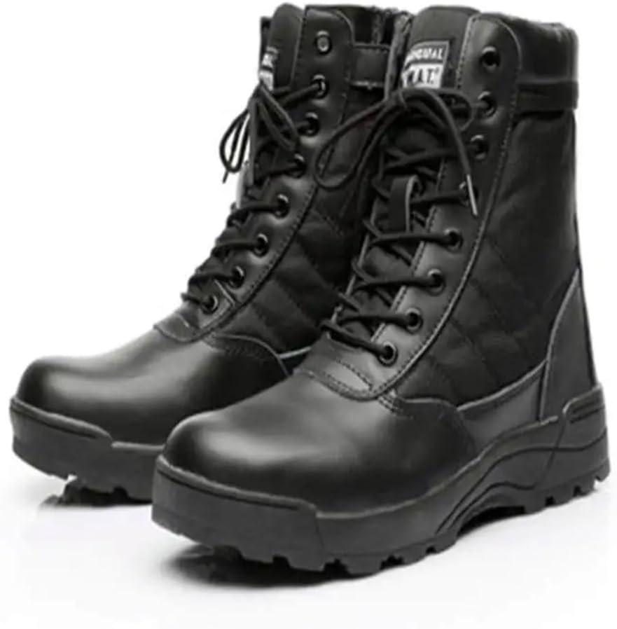 

Мужские тактические армейские ботинки, военные пустынные туфли, обувь для альпинизма, ходьбы, трекинга и спорта Generic, черный