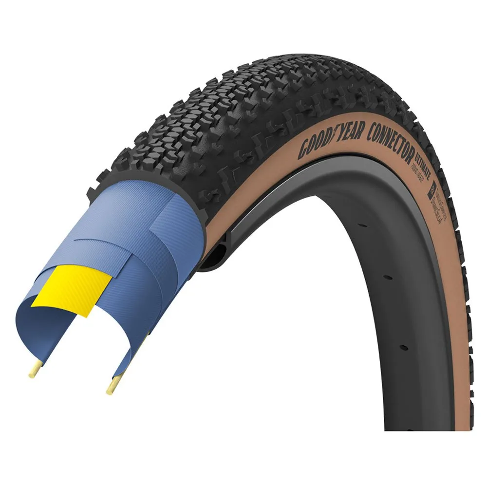 

Гравийная шина Goodyear Connector Ultimate 120 TPI TLC Tubeless 700C x 50, черный