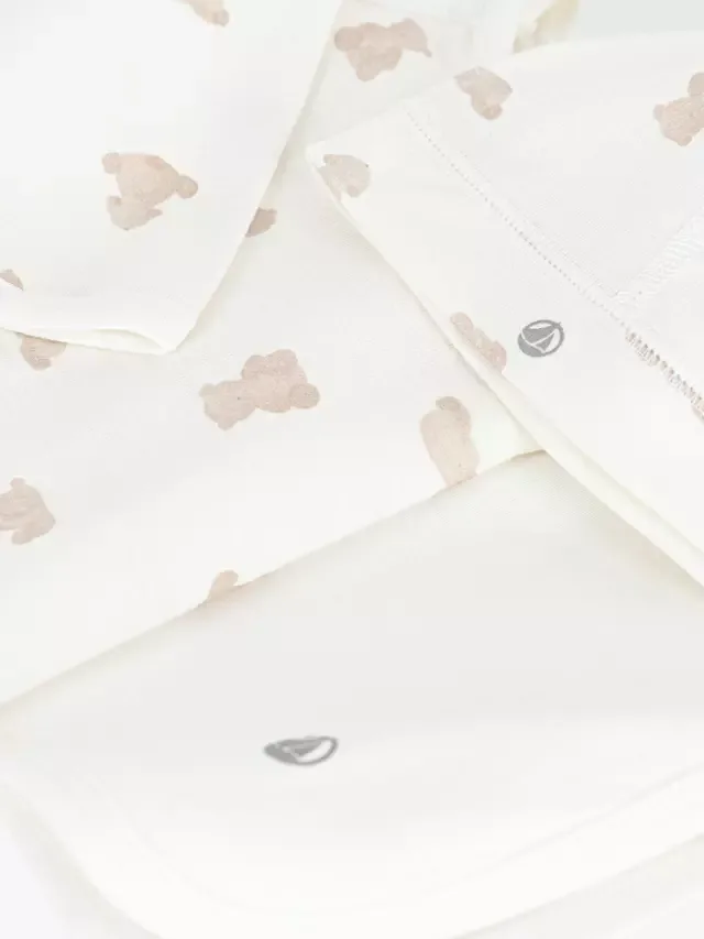 Детский хлопковый боди Petit Bateau — фото 3