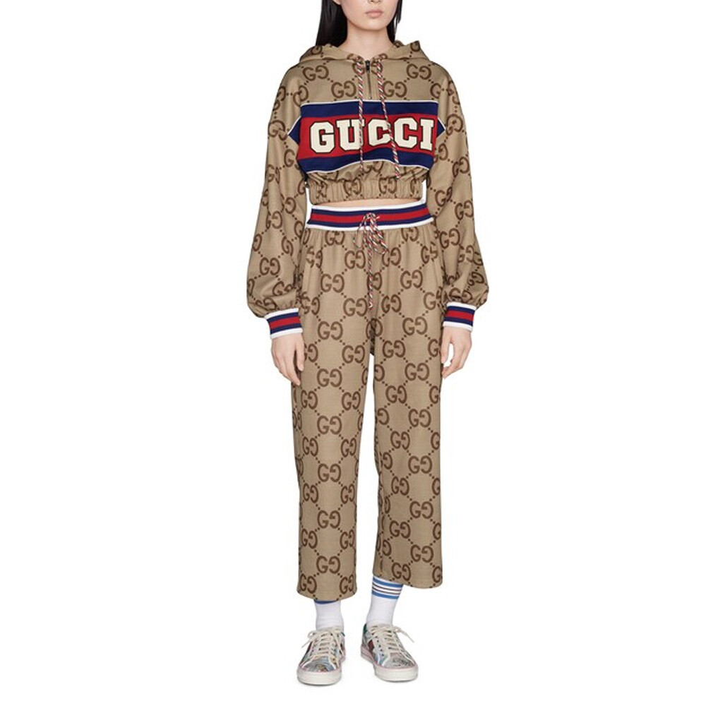 Женские спортивные штаны GUCCI, Премиальный стиль, Camel — фото 2