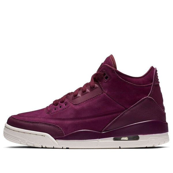 Кроссовки 3 ретро Air Jordan, бордовый